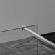 Barre de fixation 90cm recoupable en aluminium pour paroi de douche